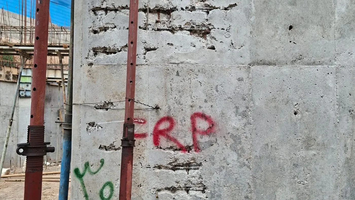 ترمیم بتن های کرمو و اجرای FRP