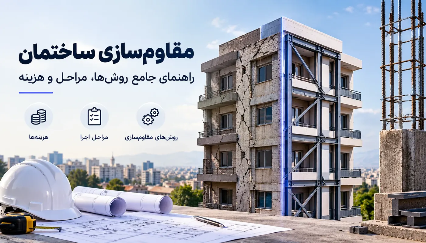 مقاوم‌سازی ساختمان؛ راهنمای جامع روش‌ها، مراحل و هزینه