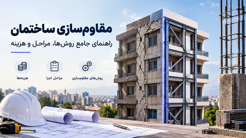 مقاوم‌سازی ساختمان؛ راهنمای جامع روش‌ها، مراحل و هزینه