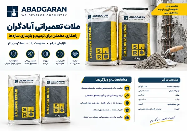 ملات ترمیمی آبادگران سوپر ریپر