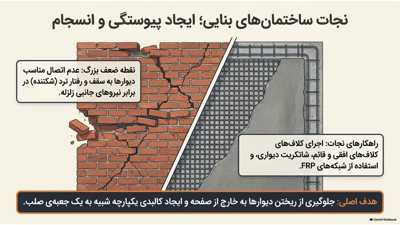 مقاوم‌سازی ساختمان‌های بنایی